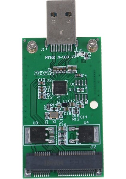 Mini USB 3.0 - Pcıe Msata Harici SSD Pcba Dönüştürücü Adaptör Kartı (Yurt Dışından)