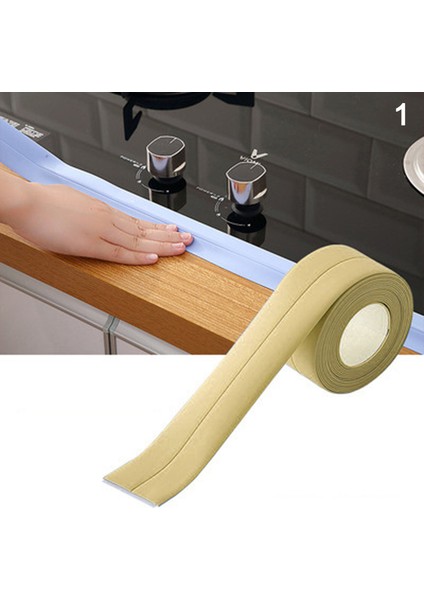 Kendinden Yapışkanlı Mutfak Seramiği Çıkartmalar Bant Pvc Duvar Köşe Hattı Lavabo Etiket (Yurt Dışından)