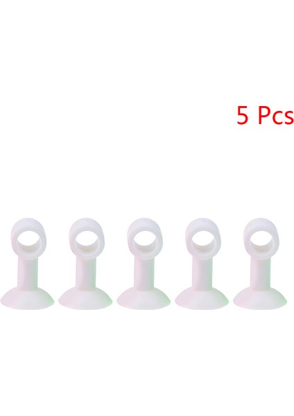 5pc Anti-Çarpışma Silikon Kapı Kolu Topuzu Crash Pad Duvar Tampon Koruma Stoper (Yurt Dışından)