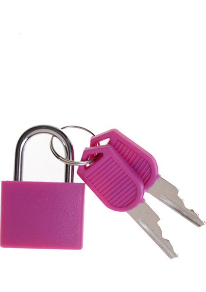 Sıcak Satış En Iyi Yeni Küçük Mini Güçlü Çelik Asma Kilit Seyahat Minik Bavul Kilidi 2 Tuşlu (Yurt Dışından)