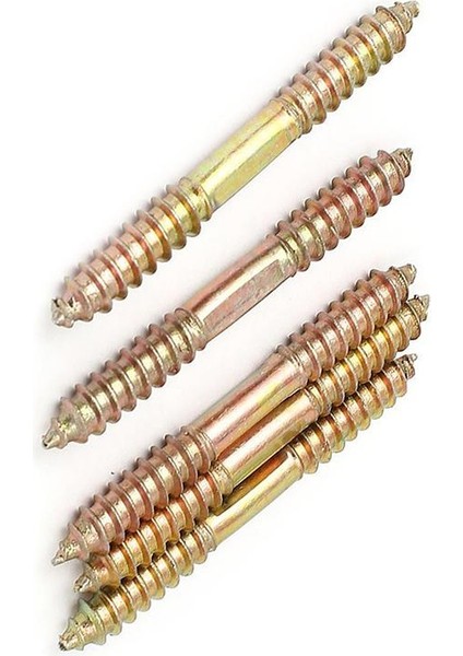 M8 x 70MM Çift Uçlu Ahşap - Ahşap Mobilya Sabitleme Dübel Vidası 5 Adet (Yurt Dışından) indirimleri