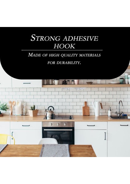 Ma 10 Adet Kendinden Yapışkanlı Duvar Kapı Tutucu Kanca Askı Ev Mutfak Banyo Için (Yurt Dışından) modelleri