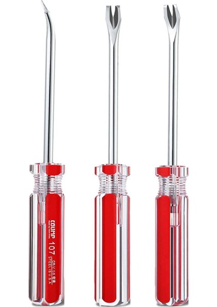 Adet Çektirmeler Tack Kaldırıcı 3mm V/u Ucu Zımba Perçin Tack Çektirme Döşeme Zımba Sökücü Tornavida Aracı (Yurt Dışından)