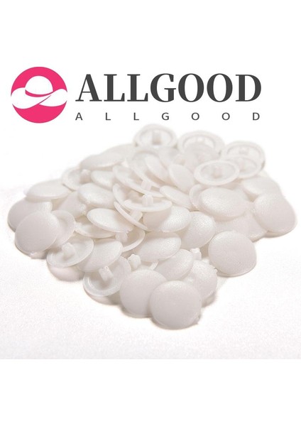 [allgood] 50/200X Plastik Vidalı Kapak Kapakları Klipsli Pozi Kafa Siyah Beyaz Renkler (Yurt Dışından) fırsatları