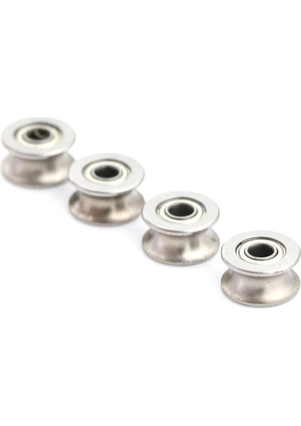 Adet 4*13*7 mm 624UU Hcs U Oluk Kılavuz Kasnak Raylı Bilyalı Rulmanlar Tekerlek (Yurt Dışından)