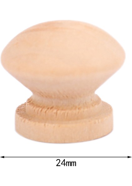 10 Adet Kolları 2.4x2 cm Doğal Ahşap Dolap Çekmece Dolap Kolları Çekme Kolu (Yurt Dışından) fiyatları