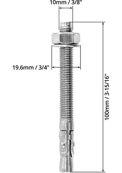 Paslanmaz Çelik Kamalı Ankraj (Yurt Dışından) modelleri