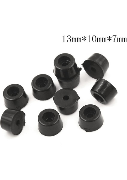 10 Adet Kaymaz Lastik Ayaklar Koruyucu Pedler Mobilya Alet Çantası Tampon (Yurt Dışından)