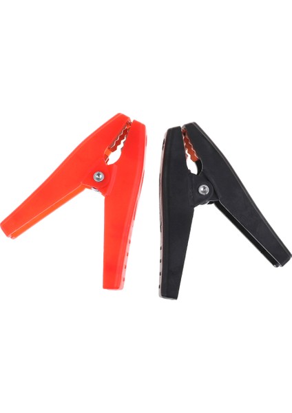 Adet 90MM 100A Plastik Timsah Klipler Araba Kelepçeleri Bağlayıcı Kırmızı ve Siyah (Yurt Dışından)