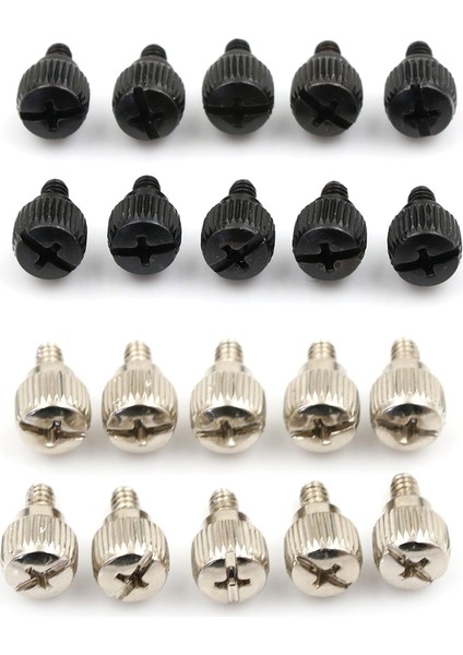 10 Adet 6 #32*5 Konu Diş Uzunluğu 5mm Bilgisayar Pc Kasa Aletsiz Ayar Vidası Eatop (Yurt Dışından)