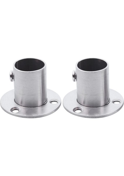 Quanbu Gardırop 19MM Tüp Paslanmaz Çelik Ray Çubuk Ucu Destek Braketi 2 Adet (Yurt Dışından) fiyatları