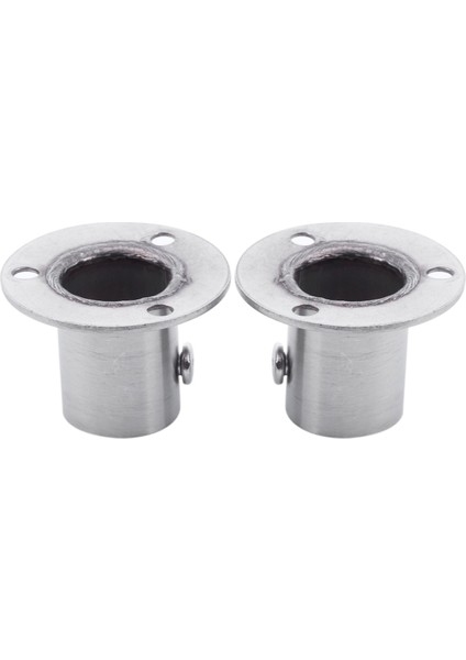 Quanbu Gardırop 19MM Tüp Paslanmaz Çelik Ray Çubuk Ucu Destek Braketi 2 Adet (Yurt Dışından) modelleri