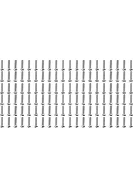 M2 x 8mm 304 Paslanmaz Çelik Yıldız Tava Başlı Vida Cıvatası 120 Adet (Yurt Dışından)