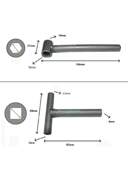 Adet Ene Vana Vidası Ayarlama Anahtarı Aracı Vana Açıklığı Ayar Araçları + Feeler Ölçer 0.005 - 0.020 Inç (Yurt Dışından)