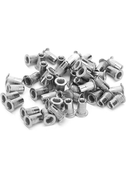 Perçin Somunu 50 Adet Paslanmaz Çelik Nervür M3 Bağlantı Elemanı Donanım Endüstriyel Malzemeler (Yurt Dışından) modelleri