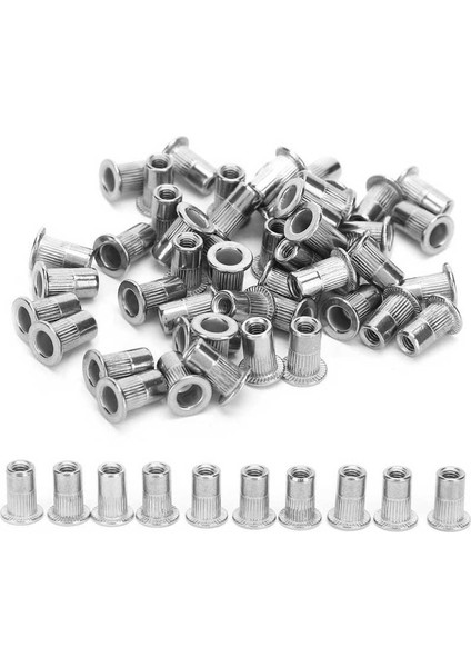 Perçin Somunu 50 Adet Paslanmaz Çelik Nervür M3 Bağlantı Elemanı Donanım Endüstriyel Malzemeler (Yurt Dışından) fırsatları