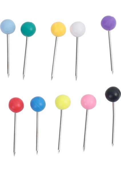 Harita Raptiyeleri Çelik Uçlu Plastik Başlıklı, 4mm, 1000 Adet (Yurt Dışından) fırsatları