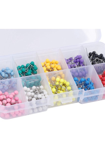 Harita Raptiyeleri Çelik Uçlu Plastik Başlıklı, 4mm, 1000 Adet (Yurt Dışından) indirimleri