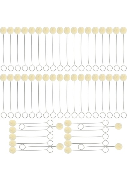 100 Parça Metal Saplı Yün Topu Fırça Boya Boyama Aplikatörü (Yurt Dışından) modelleri
