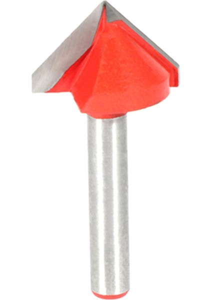 Gravür V Oluk Bit 3D Uçları Yönlendirici Oyma Kesici Aracı 90 Derece (Yurt Dışından)