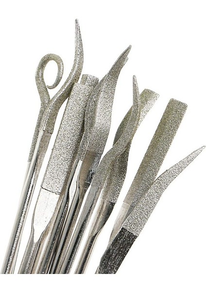 10 Adet 3X140MM Elmas Iğne Seti Seti Ince Dosyalama Parlatma Metal Taş Cam Seramik Ahşap Oyma El Sanatları Dosyaları (Yurt Dışından) indirimleri