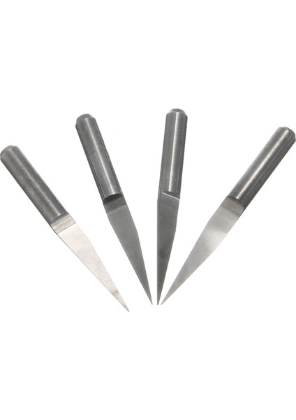 20 Adet Cnc V-Şekilli Bit Karbür Gravür Alet Uçları 3.175MM Cnc Router Bit 10/15/20/30 Derece Freze Kesicisi Aletler (Yurt Dışından) indirimleri