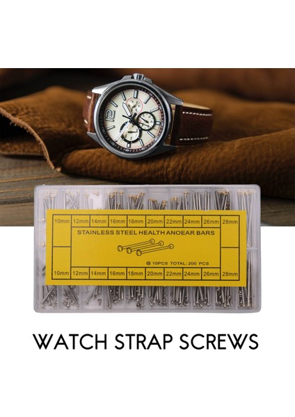 Kutu Saat Onarım Alet Seti Kitleri Saat Kayışı Vidaları Çeşitler Tüp (Yurt Dışından) fırsatları