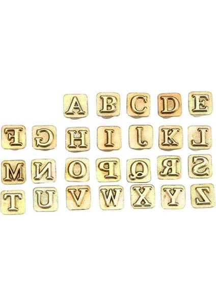 26 Adet Çelik Alfabe Pul Punch Seti 7'si 1 Arada Ayarlanabilir Dikiş Kanal Açma ve Kırma Kenar Eğimli (Yurt Dışından) fırsatları