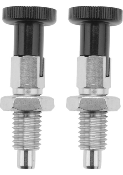 2x M10 Paslanmaz Çelik Kendinden Kilitleme Endeksi Piston Pimi, Bölme Kafası Için Kendinden Kilitleme Fonksiyonlu (Yurt Dışından) fiyatları