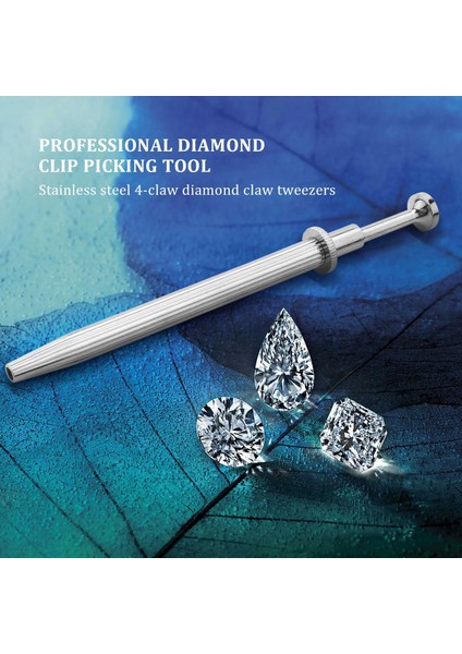 Uç Tutucu Profesyonel Elmas Tutucu Pick-Up Aracı Paslanmaz Çelik 4 Çatal Elmas Pençe Cımbız Boncuk Uçlu Cımbız (Yurt Dışından) fiyatları