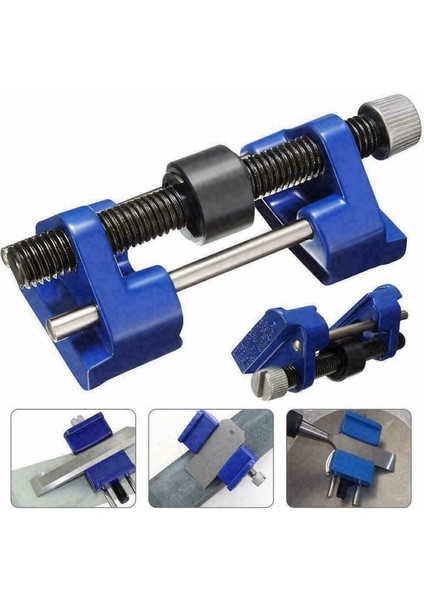 Honlama Kılavuzu Sıkma Genişliği 90MM'YE Kadar Kenar Bileme Tutucu Keskiler Planya Bıçakları Için Keski Bileme Jig'i (Yurt Dışından)