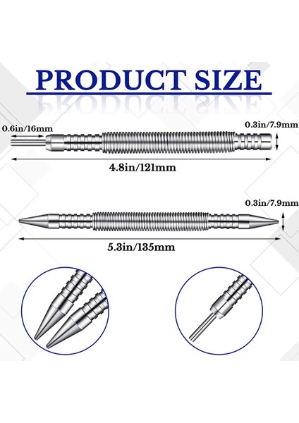 Adet Menteşe Pimi Aracı 1/32 2/32 Inç Çekiçsiz Pogo Pimi Yumruk Kapı Menteşesi Pimi Temizleme Aracı Küçük Bahar Merkezi Yumruk (Yurt Dışından) modelleri