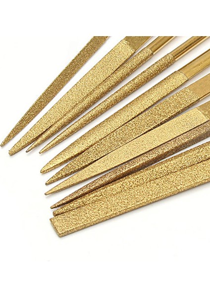 20 Adet Titanyum Elmas Kaplama Iğnesi Düz Dosya Seti Metal Işleme El Sanatları Araçları (Yurt Dışından) fırsatları