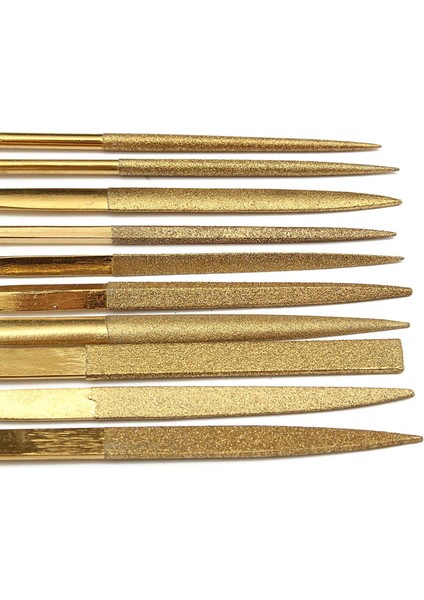 20 Adet Titanyum Elmas Kaplama Iğnesi Düz Dosya Seti Metal Işleme El Sanatları Araçları (Yurt Dışından) indirimleri