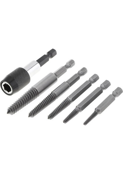 gr 6 Adet Elektrikli Cıvata Sökücü Vida Çıkarıcı 60MM Hex Shank Anahtarı Çıkarma Aracı Seti Kırık Hasarlı Cıvata Saplama (Yurt Dışından) modelleri