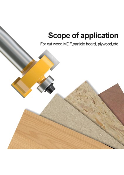 Rulman Setli 1/2 Inç Shank Rabbet Yönlendirici Ucu (Yurt Dışından) modelleri