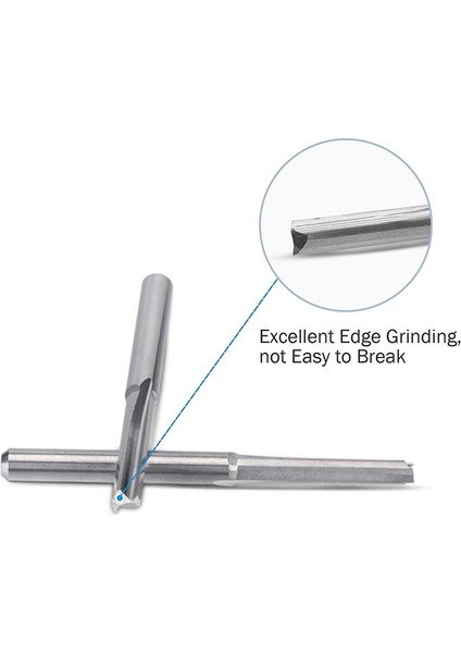 10 Adet 2 Flüt Cnc Uçları 3.175MM Düz Yuva Tungsten Çelik Freze Ter Ahşap Mdf Plastik (Yurt Dışından) fırsatları