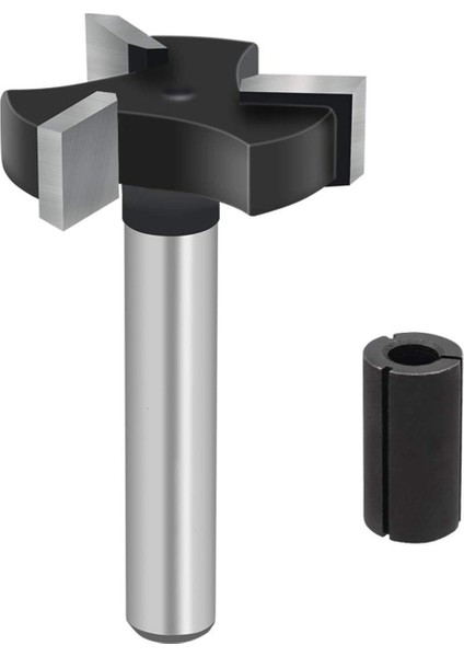 Cnc Spoilboard Yüzey Freze Uçları, 1/4 Inç Şaft 1 Inç Kesme Çapı, Döşeme Düzleştirme Yönlendirici Ucu Planya Ucu (Yurt Dışından)