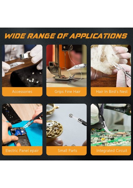 Adet Hassas Ters Seramik Cımbız Sivri Kavisli Uçlar Cımbız Seti Iletken Olmayan, Anti Manyetik Lehimleme Cımbız (Yurt Dışından) indirimleri