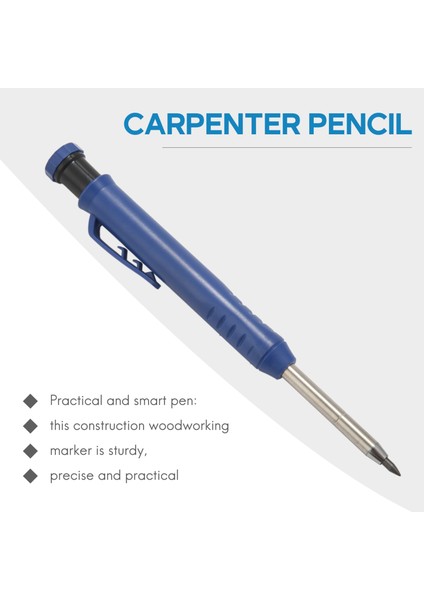 Ahşap Kalemi-2 x Mavi Ahşap Işleme Kalemleri 4 Kutu x Yedek (12 Siyah/6 Sarı/6 Kırmızı)-Fotoğraf Rengi C (Yurt Dışından) indirimleri