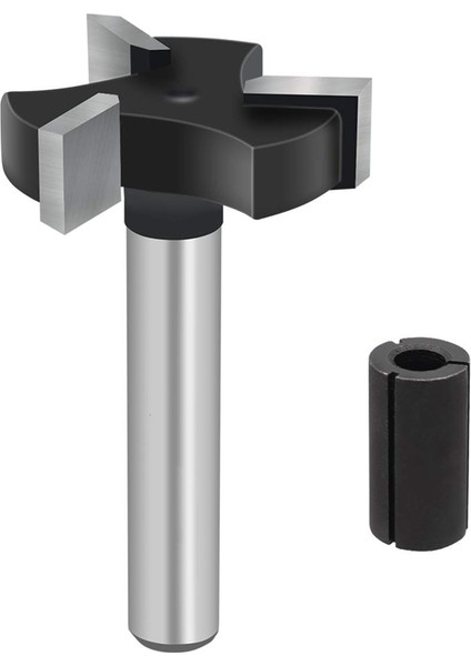 Cnc Spoilboard Yüzey Freze Uçları, 1/4 Inç Şaft 1 Inç Kesme Çapı, Döşeme Düzleştirme Yönlendirici Ucu Planya Ucu (Yurt Dışından) fırsatları