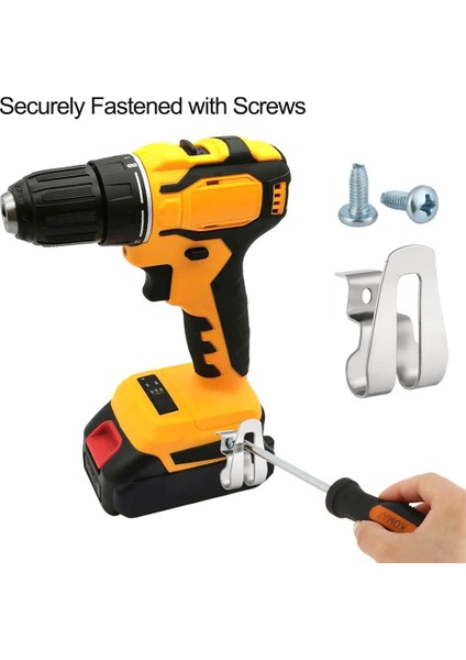 Matkap Uçları Montaj Tutucusu-1 Set x Kemer Klipsi(12 Adet)- (Yurt Dışından) indirimleri