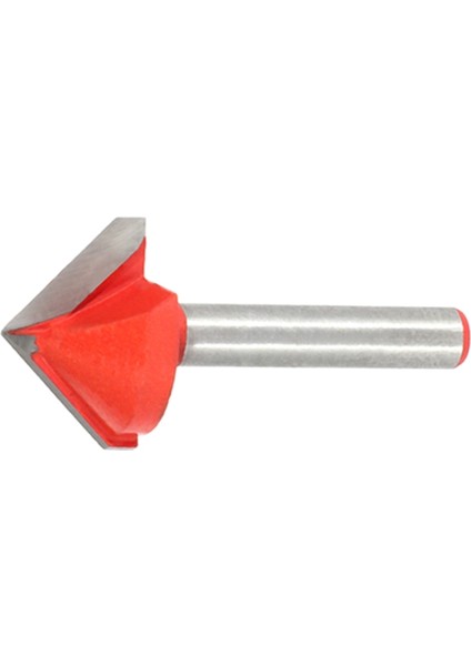 Cnc Gravür V Oluk Bit 3D Uçları Yönlendirici Oyma Kesici Aracı 90 Derece 6mm x 22MM (Yurt Dışından)