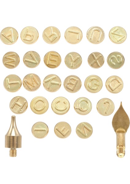 28 Adet Ahşap Yakma Ucu Harfler Ahşap Yakma Aletleri (Yurt Dışından)