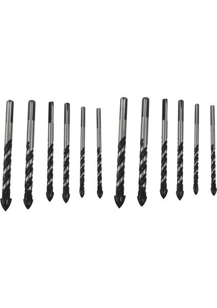 12PCS Seramik Karo Matkap Uçları, Cam Için Duvar Matkap Uçları Seti, Boyut 6, 6, 8, 8,10,12MM ile Tungsten Karbür Uç (Yurt Dışından)