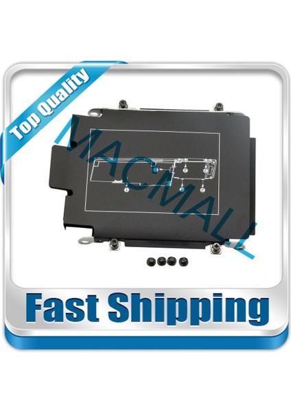 Yeni Hp Elitebook 840 850 740 750 745 755 G1 G2 (G3 G4 Değil) HDD Sabit Disk Sürücüsü Caddy Braketi + Vidalar (Yurt Dışından)