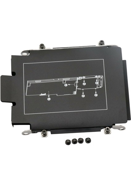 Yeni Hp Elitebook 840 850 740 750 745 755 G1 G2 (G3 G4 Değil) HDD Sabit Disk Sürücüsü Caddy Braketi + Vidalar (Yurt Dışından)