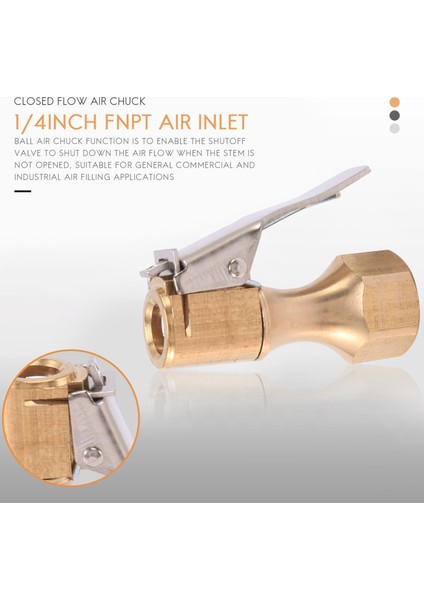 Paket Ağır Hizmet Tipi Pirinç Hava Mandreni Seti, 1/4 Inç Pirinç Hava Mandreni Lastik Şişirme Göstergesi Kompresörü Aksesuarları (Yurt Dışından) indirimleri