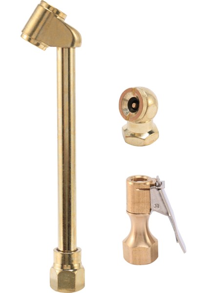 Paket Ağır Hizmet Tipi Pirinç Hava Mandreni Seti, 1/4 Inç Pirinç Hava Mandreni (Yurt Dışından)