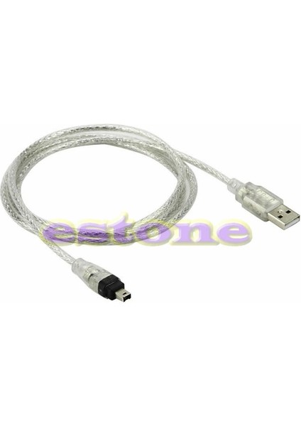 Tablet-Ootdty 5 Ft Usb'den Firewire Ieee 1394 4 Pin Ilink Adaptör Kablosu-Sata'ya USB (Yurt Dışından)